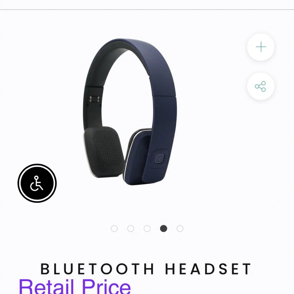 RLX Bluetooth Stereo Headset - MINT GREEN - New, sealed in box!